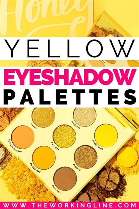 Yellow Eyeshadow Palette Idea